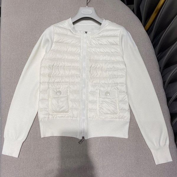 

designer sweater for women o-neck long sleeve zipper sweaters for lady 2020, White