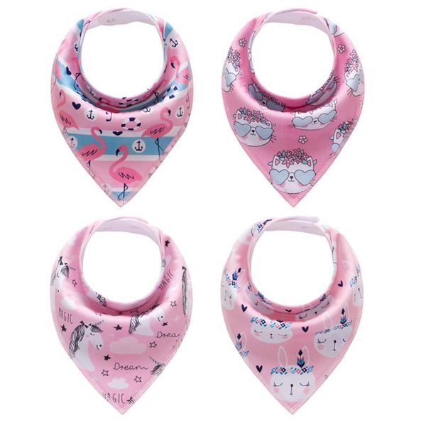 

muslinlife fashion 4pcs lot хлопок baby bibs baby boy baby girl newborn chaining burp ткань скарфик-коляска аксессуары для аксессуаров swy j, Red;brown