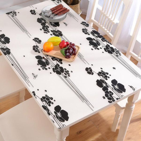 

туманный пвх скатерть водонепроницаемый прямоугольный пвх скатерти журнальный столик mat крышка таблицы защитить рабочего стола для кухни sq