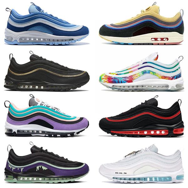 

halloween 97s mens shoes women running sneakers sean wotherspoon mschf x inri jesus black bullet white star undefeated undftd trainers