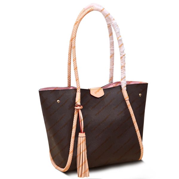 

handbags purses totes genuine leather tassel accessories fashion women shoulder bags large size bag wallets