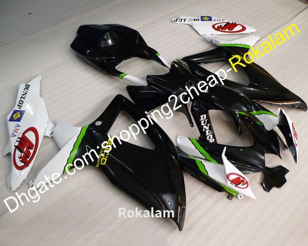 Kit de plástico ABS para Suzuki GSXR600 GSXR750 GSXR 600 750 2008 2009 2010 K8 GSX-R600 Multicolor Motorcycle Fairing (moldagem por injeção)