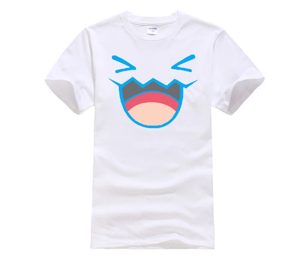 

summer men's t-shirt starter wobbuffet smile face cartoon men's black casual cartoon fun t-shirt sport hooded sweatshirt hoodie