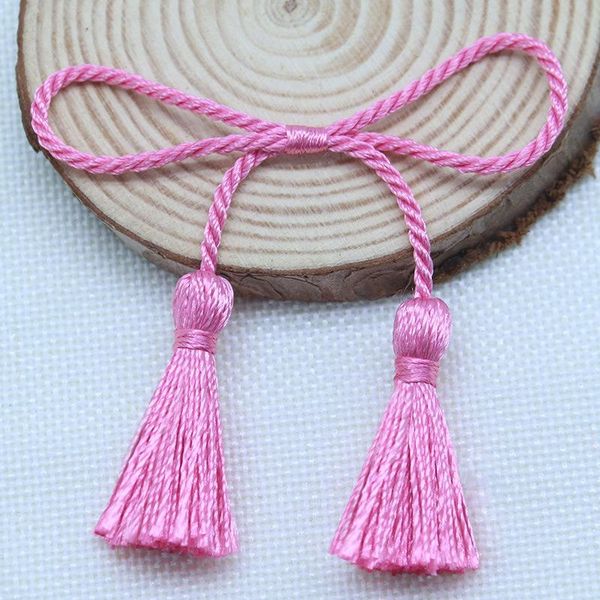 

5 20pcs polyester bowknots shape double end tassel fringe diy craft garment sewing accessories curtain decoration fringe trim h jllxru