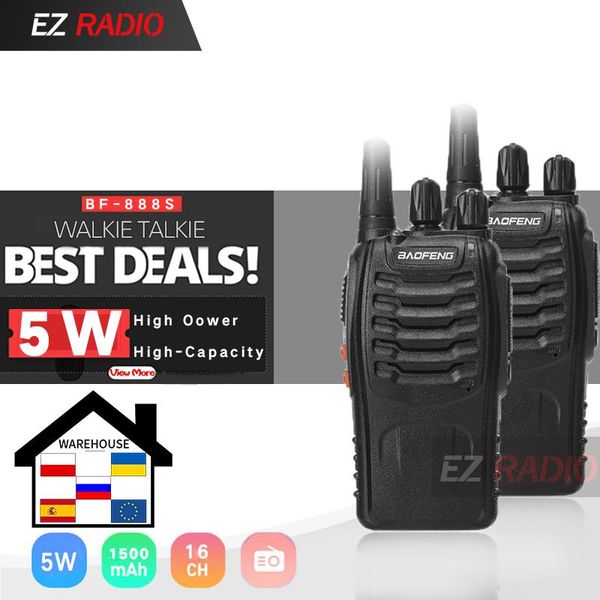 

1pc 2pcs baofeng bf-888s walkie talkie 888s uhf 5w 400-470mhz bf888s bf 888s h777 two way radio with usb charger h-777