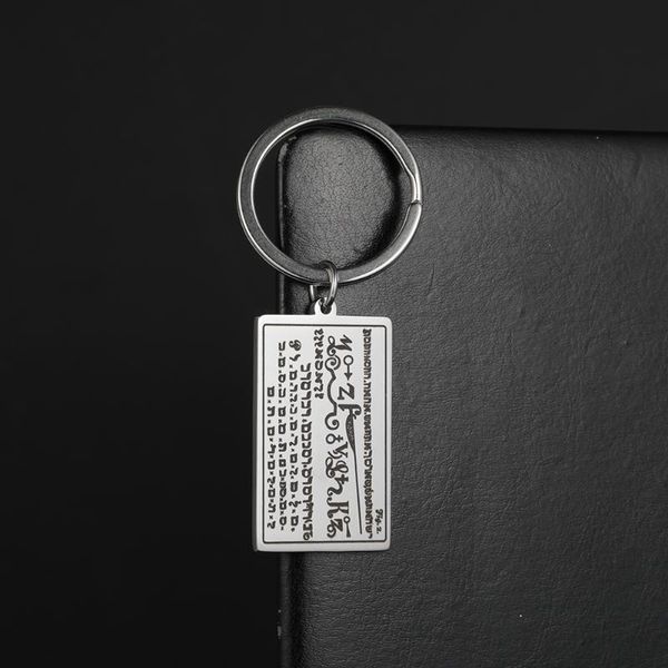 

dawapara talisman of wealth ( amulet of attracting money) keychain - the mystery the first seal 6th and 7th books moses, Silver