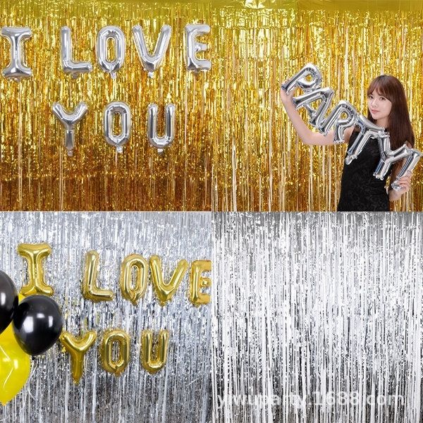 

g3zqq 1 door m silk 2 curtain wire silk curtain decoration wire supplies wedding room background layout party rain rain door p4eqz