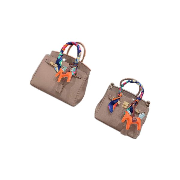 

the tote bag handbag designer tote shoulder bags crossbody women's genuine leather luxury fashion classic retro softness solid letter h