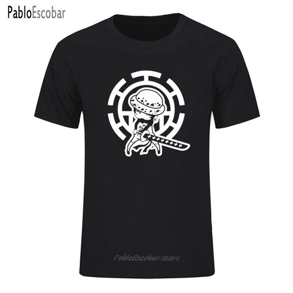

trafalgar law one piece for men harajuku homme japan anime summer short sleeved hoodie designers t shirts sweatshirt
