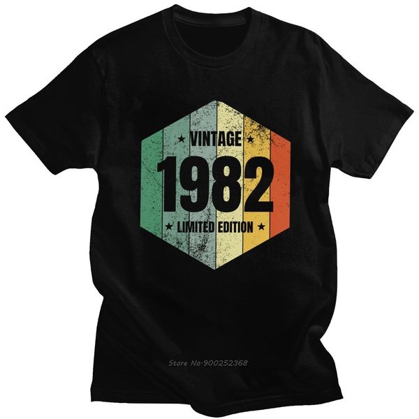 

vintage legends are born in 1982 mens pure cotton 38 years old birthday short sleeve summer harajuku hoodie designers t shirts sweatshirt