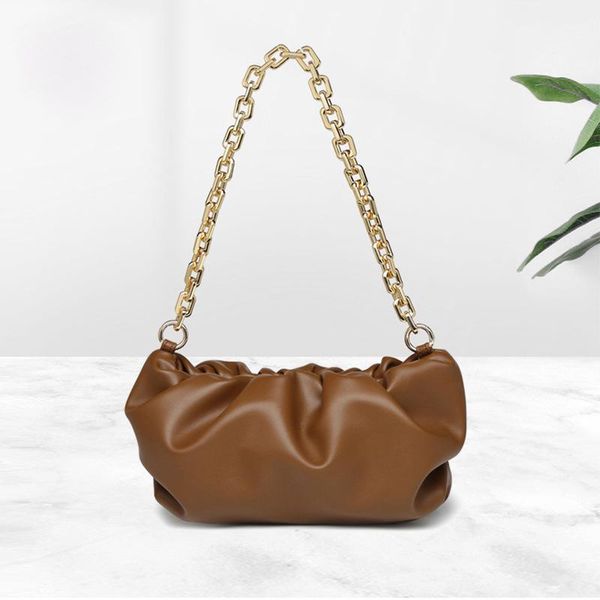 

luxury chain handbag women single-shoulderÂ bag fold cloudÂ messenger hand bag girl travel fashion bag for women