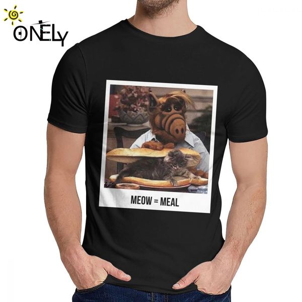 

спорт вокруг шеи alf мяу lynn brian tanner tee shirt hip hop man чистый хлопок top tee hot sale