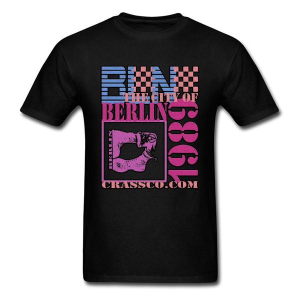 

summer berlin 1989 tshirts men's t shirt 2018 discount tshirt father day short sleeve clothes birthday gift sport hooded sweatshirt hoo