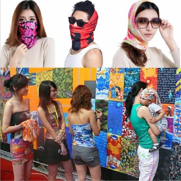 

bandanas riding bicycle motorcycle headscarf variety turban novelty magic headband multi head scarf scarve ridi