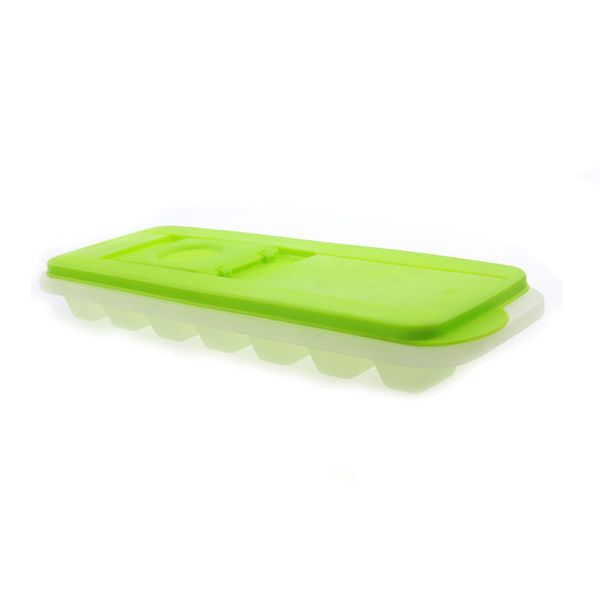 

solid color mould 14 squares lid mold perforated plastic ice trays rectangles ordinary homes kitchen tool reusables 3 6sl l2