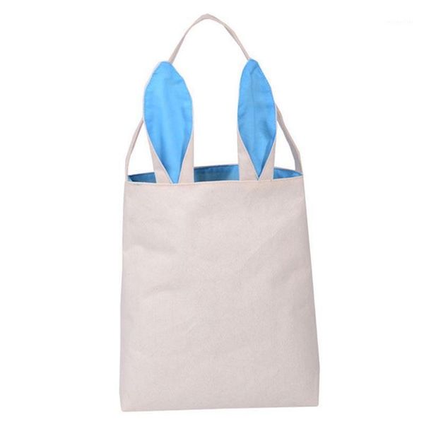 

christmas decorations easter ears gift bag cute creative linen storage for kid girl child1