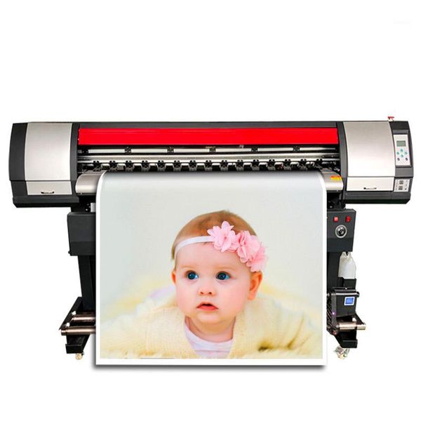 

double printhead xp600 industrial poster printer pvc sticker printing machine high resolution 1440dpi eco solvent plotter1