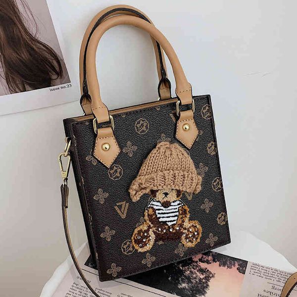 

2022 factory wholesale new leisure fashion autumn and winter shoulder texture ins portable tot women's bag
