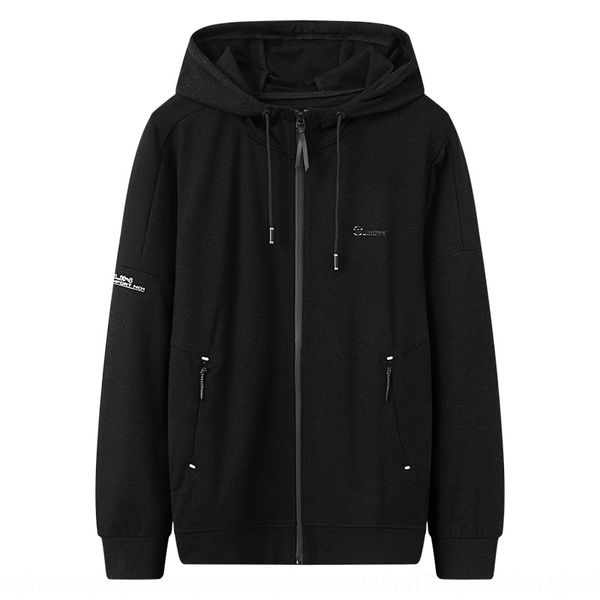 

irids спортивный свитера плюс плюс балахона джемпера модного жира мужского свободного пальто sweaterhoodie sweatercoat весна и осень новых б, Black