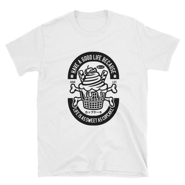 

new mens t shirts good life cupcake inspirational quote men's t-shirt brand new t-shirts sport hooded sweatshirt hoodie