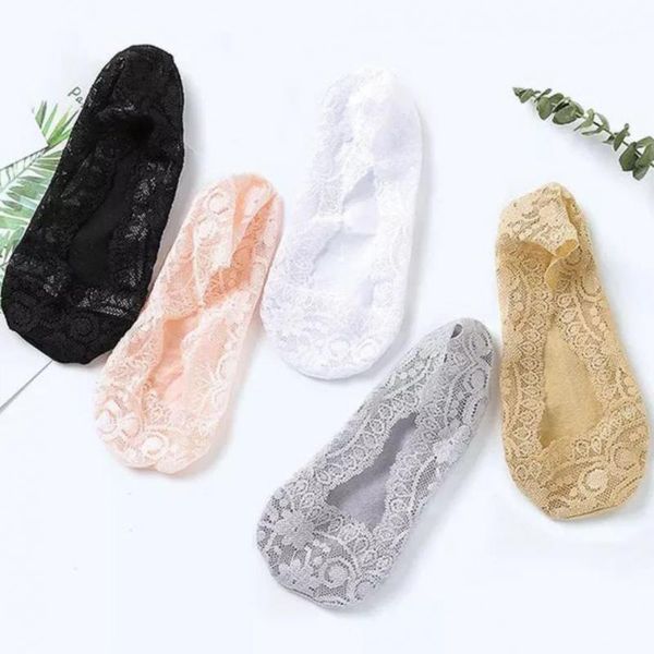 

boat socks slippers women socks invisible cute vrouwen sokken zomer sokjes summer lace slipper korean ladies slips1, Black;white