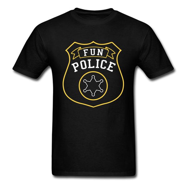 

sport customized tees fun police logo crew neck t-shirt summer/fall shirt 2018 discount all cotton t-shirts camisetas hombre