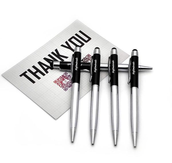 

2017 new arrival touch pad stylus pen 20pcs a lot custom with company &name or website for you on the metal b jllymk jjxh, Black;red