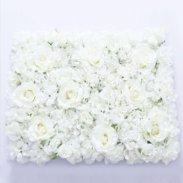 

4pcs/lot white flower wall wedding backdrop1