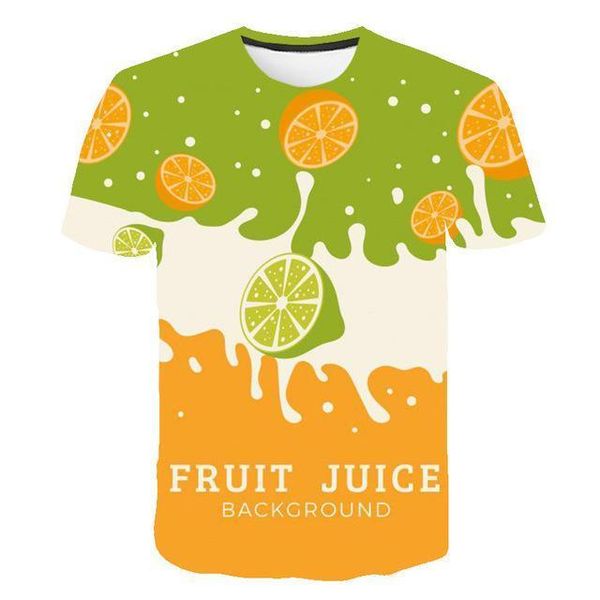 

wholesale novelty fruits food 3d cans of beer printed hip 3d print shirts horror hippie aesthetic men clothing