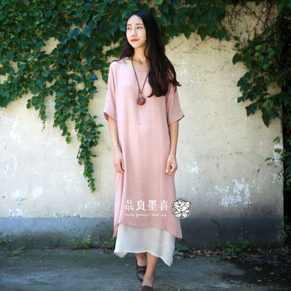 

summer dresses, new products in , women's long skirts with half sleeves, informal linen and cotton