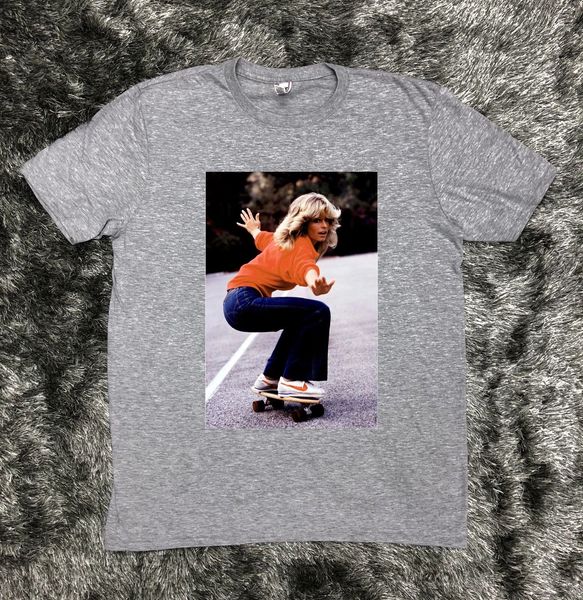 

farrah fawcett poster or long sleeve baywatch vintage retro classic skate printed pure cotton men's hoodie designers t shirts sweatshir