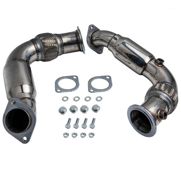 

stainless turbo downpipe exhaust for 2006-2014 750i 750i xdrive 4.4l v81
