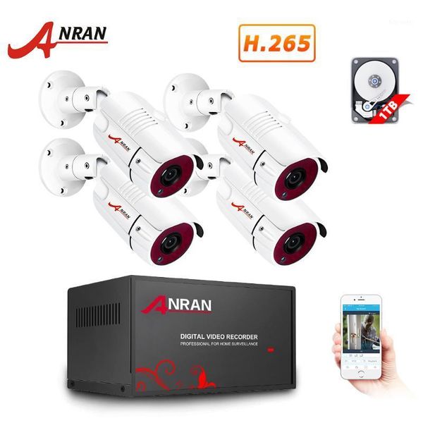 

anran 1080p ahd dvr cctv 4ch security system ir night vision ahd camera kit indoor&outdoor video surveillance system1
