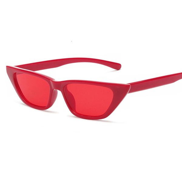 

designer new female vintage cat eye sunglasses women brand designer fashion retro small sun glasses for ladies uv400 y288, White;black