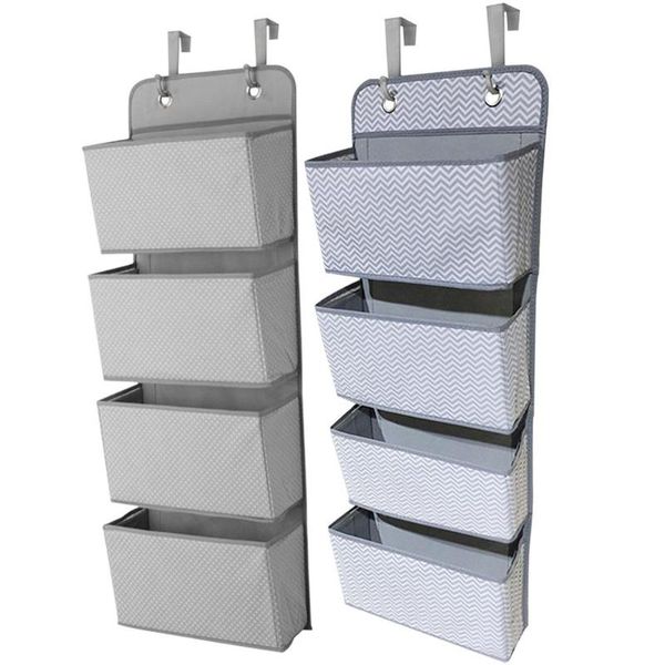 

storage boxes & bins non-woven door hanging bag high-quality portable convenient wardrobe bags closet holder organizer