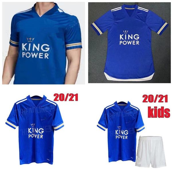 

men kids leicester soccer jersey kits 20 21 home away football shirt city vardy tielemans 2020 2021 ndidi maddison ayoze maillot de foo, Black;yellow