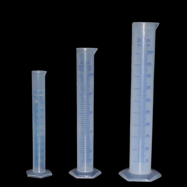 

1 pc translucent plastic measuring cylinder graduated cylinders for lab supplies laboratory tools school lab acc jllizq