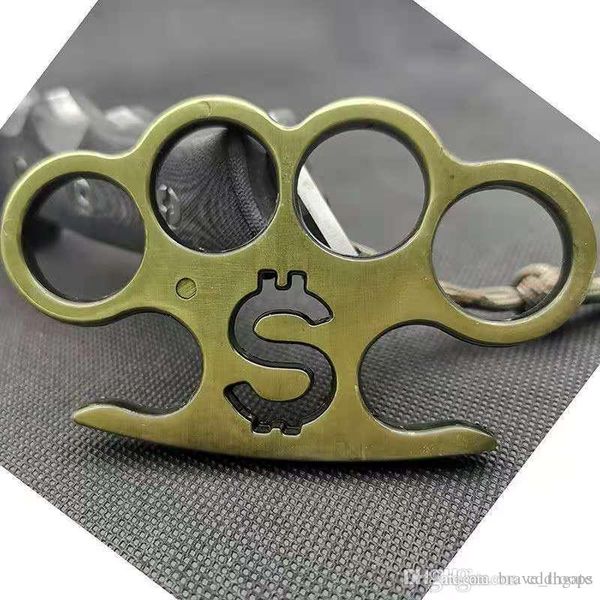 

alloy finger tiger four finger self-defense weapon portable hand clasp fist finger martial arts self-defense combat training equipment hand1
