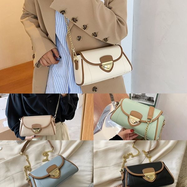 

3iolh popular color contrast women's straddle popular autumn 2020 color span contrast shoulder span new korean fashion chaosen single s