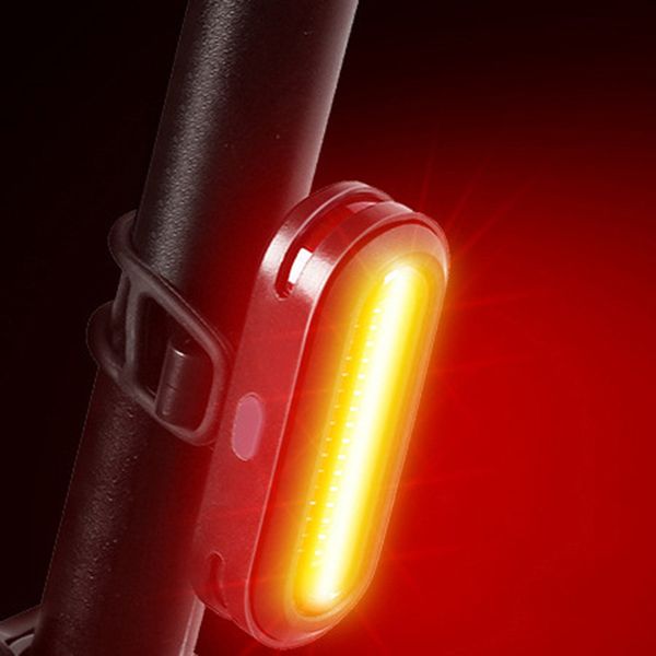 

adjustable usb bicycle rear lamp vtt waterproof safety warning light