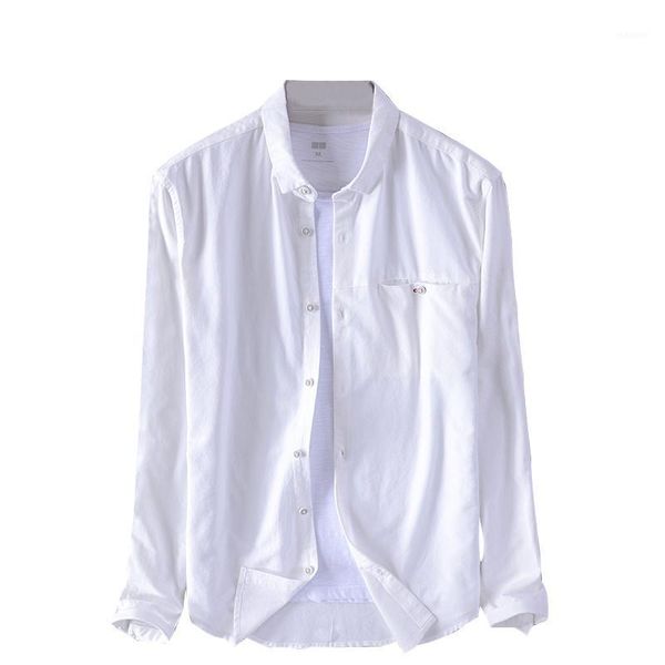 

2019 suehaiwe's brand long sleeve cotton shirt men spring fashion white shirts men casual comfortable shirt male chemise1, White;black