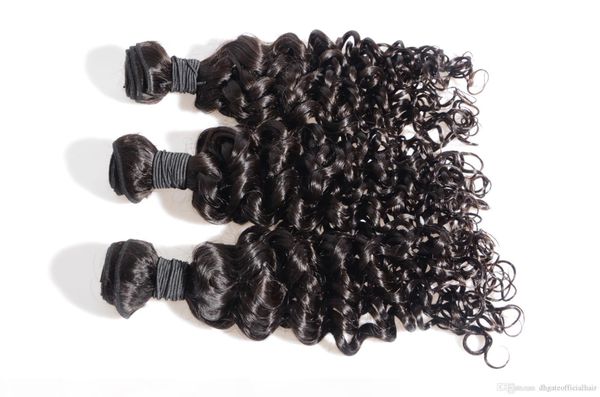 

wholesale brazilian hair bundles deep curl weft natural color human hair weave human hair bundles with the nice price, Black;brown