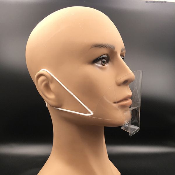 

cover transparent anti-fog 50pcs/box portable mouth plastic mask spittle protect tattoo makeup l kitchen supply accessories