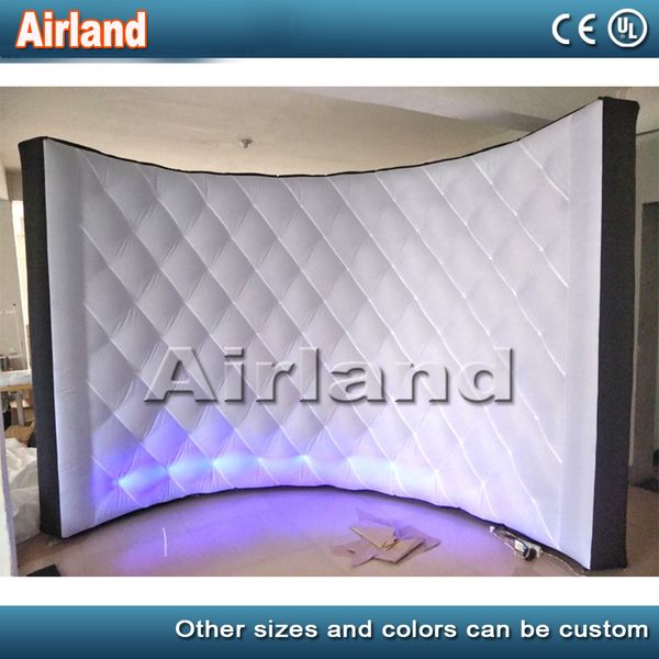 

nice diamond pattern black inflatable wall portable inflatable wall backdrop cabina inflatable led wall new arrival