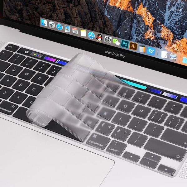 

keyboard covers for pro 13 inch 2021 cover us / eu enter transparent tpu skin film protector a2289/a22511