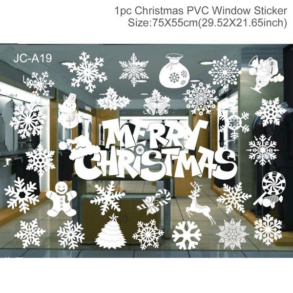 

счастливого рождества наклейки стены окна стекла наклейки рождественские украшения для дома 2020 рождественские украшения рождественские нов