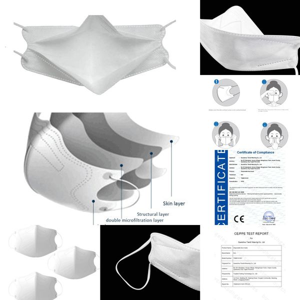 

4-layer 94% mouth filtration face mask protection protective against droplet dust particle k8g5