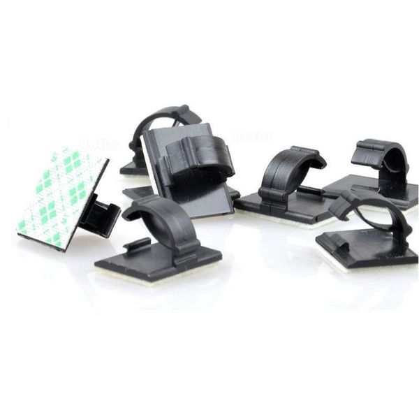 

30pcs adhesive cable winder drop cable holder cord management car cable organizer clips car interior accessorie qylplk