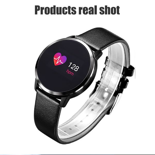 

q8 men women sports smart watches heart rate blood oxygen pressure tracker bracelet