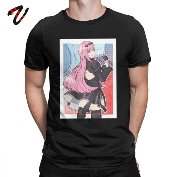 

darling in the franxx zero two designer clothes hip hop plus size streetwear short sleeve tees sport hooded sweatshirt hoodie men t shirt